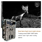 دوربین 4K Ultra HD Hunting Trail دوربین مادون قرمز حیات وحش شب در فضای باز با سنسور حرکت