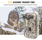 دوربین 30 مگاپیکسلی 1080P HD Hunting Wildlife Trail بدون LED مادون قرمز درخشان