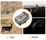 دوربین 30 مگاپیکسلی 1080P HD Hunting Wildlife Trail بدون LED مادون قرمز درخشان