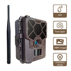 4G بی سیم Trail Camera برنامه کنترل از راه دور دوربین شکار سلولی با صفحه نمایش HD