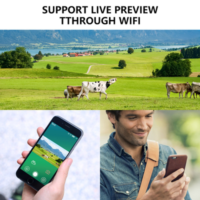 دوربین نظارت بر حیات وحش دید شبانه 0.1s سرعت ضبط 32MP دوربین شکار 4K ضد آب IP67 دوربین مشاهده حیوانات لوازم جانبی شکار