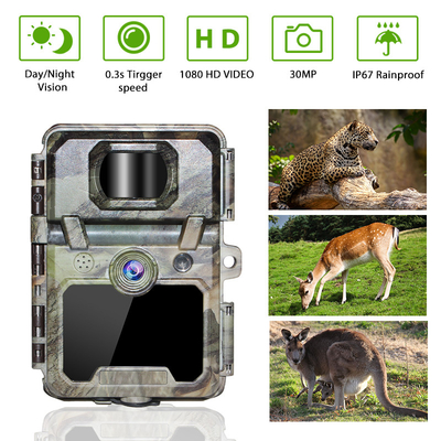 KW571 فابریک OEM ODM Mini Wildlife Scouting Timelapse Trail Camera IP67 سنسور CMOS بدون نور و حافظه SD دید شبانه