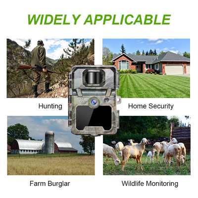 KW571 فابریک OEM ODM Mini Wildlife Scouting Timelapse Trail Camera IP67 سنسور CMOS بدون نور و حافظه SD دید شبانه