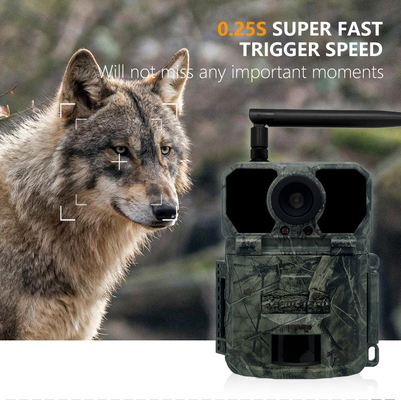KW865 WIFI دوربین پنهان دوربین شکار بی سیم در فضای باز IP67 20MP دوربین ردیابی که عکس به شما ارسال می کند