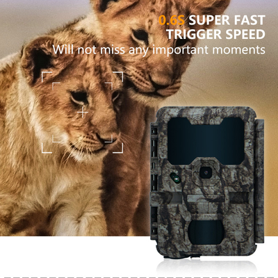 KW865 WIFI دوربین پنهان ضد آب IP67 20MP 0.6s سرعت ماژول تا 512GB ذخیره سازی مسیر دید شب دوربین