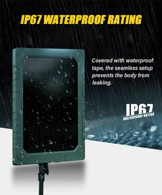 KS26 12W پنل خورشیدی قدرت مکمل ABS25 مواد ضد آتش IP67 اتصال چند رابط ضد آب