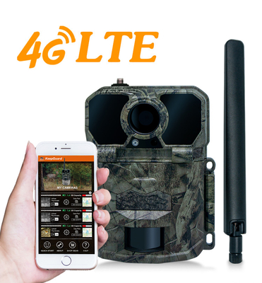 دوربین آزمایشی 4G با آنتن KW896 30MP 0.15s سرعت شلیک دید شب ضد آب IP65 از تحقیقات حیات وحش