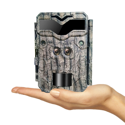 لنز دوگانه KW698A1080P 30MP ضد آب IP67 تا 512GB دید شبانه 0.25s سرعت پرتاب برای شکار گوزن