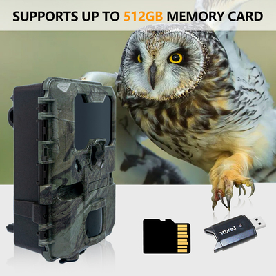 دوربین شکار شب با اندازه کوچک KW788 0.1s 32MP تصویر تیز 4K ویدئو ضد آب IP67 برای شکار