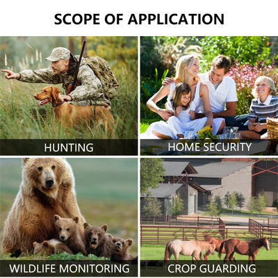 دوربینهای شکار HD قابل تنظیم برای شناسایی حیات وحش با پشتیبانی از کارت حافظه 512 گیگابایتی