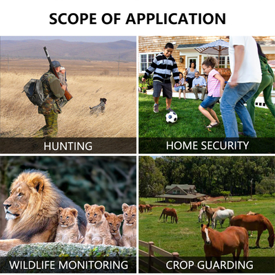 WIFI Trail Camera KW866 OEM/ODM 0.25s سرعت ضبط ضد آب IP67 تا 512GB ذخیره سازی 32MP 4K در 30fps دوربین حیات وحش