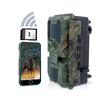 دوربین WIFI KW866 ضد آب IP67 OEM/ODM تا 512GB ذخیره سازی کارت حافظه SD 32MP دوربین حیات وحش 4K