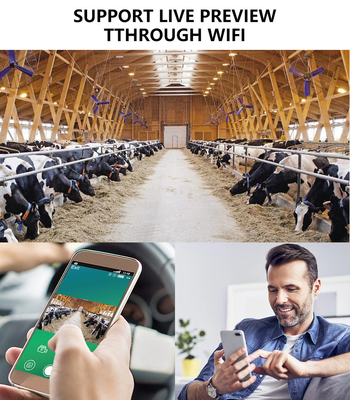 دوربین WIFI KW866 ضد آب IP67 OEM/ODM تا 512GB ذخیره سازی کارت حافظه SD 32MP دوربین حیات وحش 4K