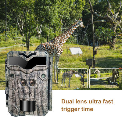 دوربین های شکار HD Keepguard دوربین دو عدسی 32MP بدون درخشش LED Trail Camera 1080P Night Vision دوربین بازی شکار برای حیات وحش