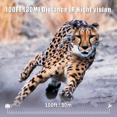 دوربین شکار مادون قرمز 30MP1080P دوربین های بازی دو عدسی برای شکار حیوانات وحشی در فضای باز دوربین های IR ضد آب 940nm