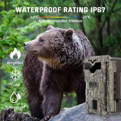 دوربین‌های شکار با لنز 32 مگاپیکسلی دوگانه HD دوربین 4K بازی No Glow Wildlife