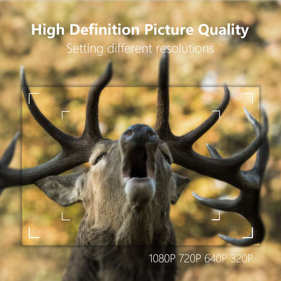 CMOS 25m IR وایرلس Trail Camera ضد آب Ip65 1080p Hd 180mA