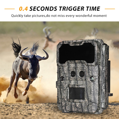 فروش داغ دوربین حیوانات Fast Trigger لنز دوگانه Full HD عکس و فیلم CE FCC ROHS Hunting Trail