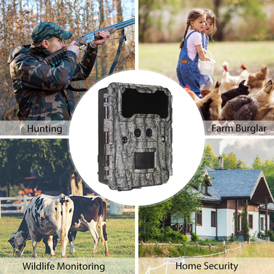فروش داغ دوربین حیوانات Fast Trigger لنز دوگانه Full HD عکس و فیلم CE FCC ROHS Hunting Trail