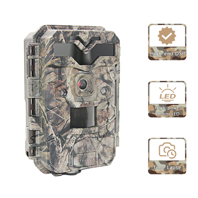 دوربین های شکاری با صفحه نمایش 2.4 اینچی HD IR LED Full HD 1080P دوربین Trail Hunting