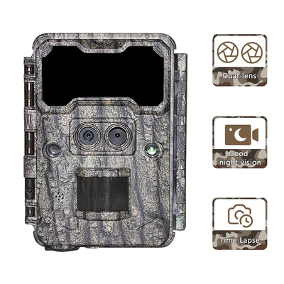 دوربین 13 مگاپیکسلی CMOS دو لنز دنباله دار دوربین شکار دوربین 0.3s Ngh Vision Wildlife