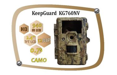 Red Glow IR LEDs IP54 دوربین دنباله دار ضد آب برای شکار گوزن، زمان ماشه 0.7 ثانیه