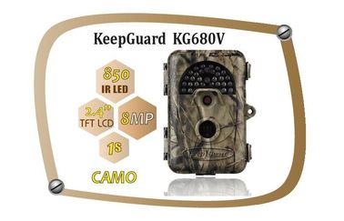 دوربین آزمایشی 8 مگاپیکسلی ضد آب IP54 دوربین حرکتی Wildlife KeepGuard 680NV