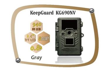KeepGuard 8MP HD بدون درخشش آزمایشی دید در شب / دوربین Kunting KG690NV