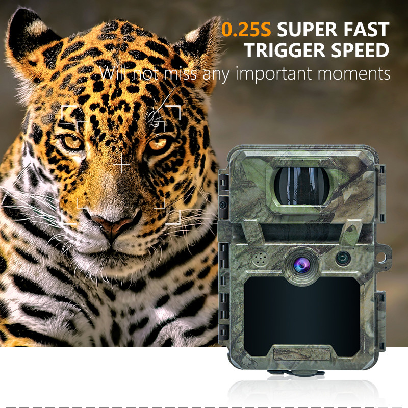دوربین ردیابی ODM / OEM KW571 ضد آب IP67 بدون درخشش سنسور CMOS 30MP عکس 1080P 0.25s سرعت شلیک دید شب